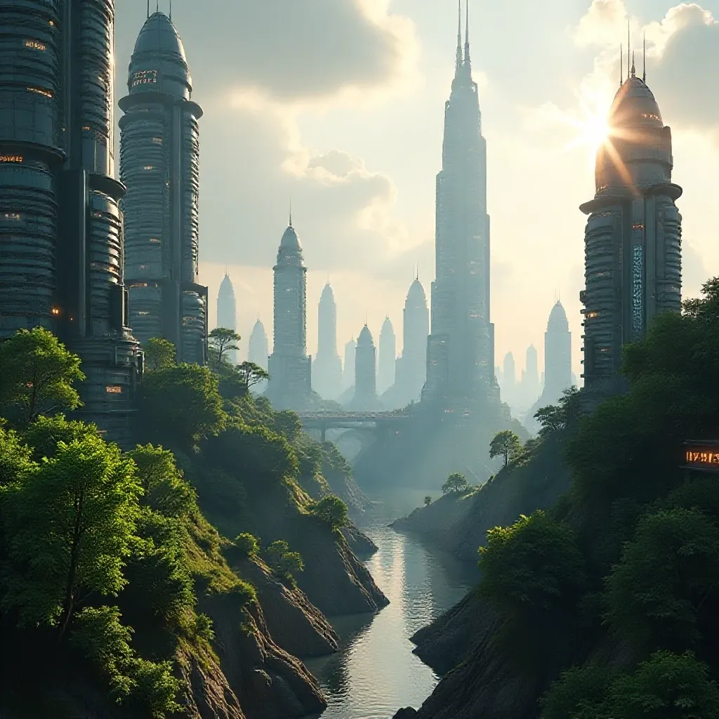 Futuristic Asymmetrical Growth
